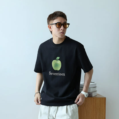 Heavyweight Apple Print Tee
