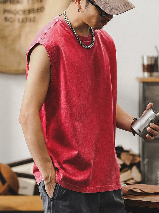 Vintage Sleeveless Workout Tee