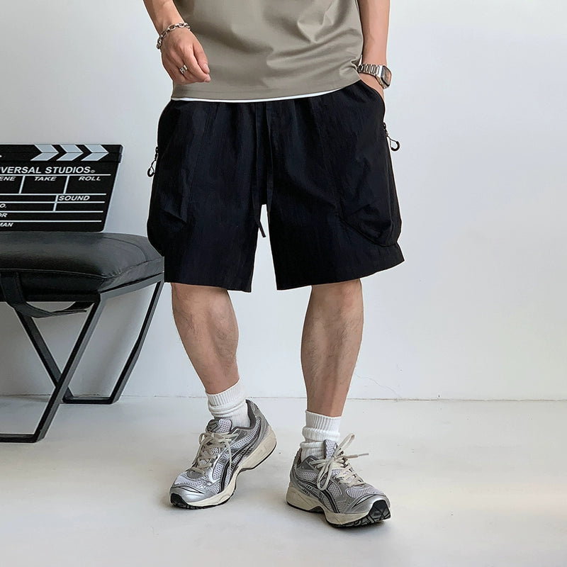 Men's Casual Zipper Shorts