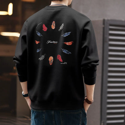 レトロフェザープリントセーター