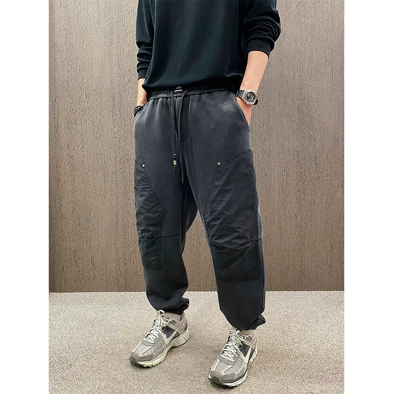 Retro Embroidered Sweatpants