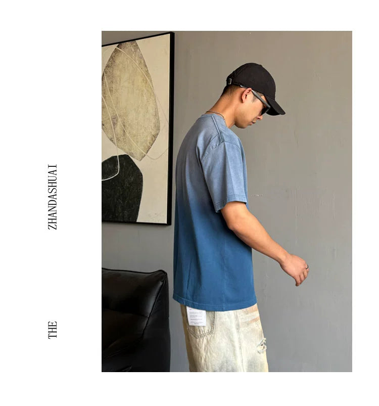 Retro Tie-Dye Oversized Summer Tee