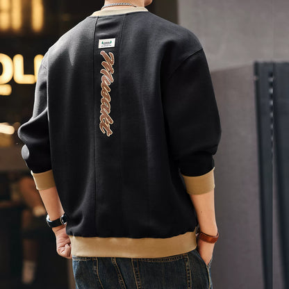 レトロブループリントセーター