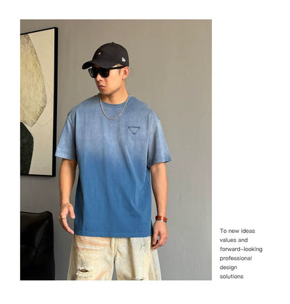 Retro Tie-Dye Oversized Summer Tee