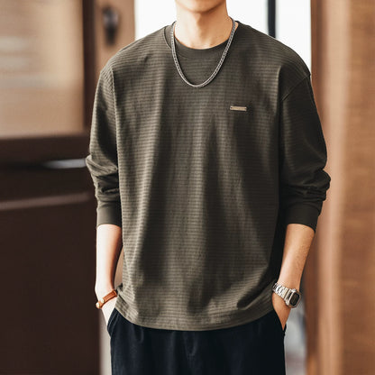 ストライプドロングスリーブTシャツ