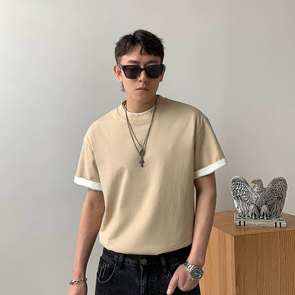 Cotton Casual Short-Sleeve T-Shirt