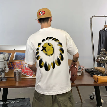 Heavyweight Flower Smiley T-Shirt