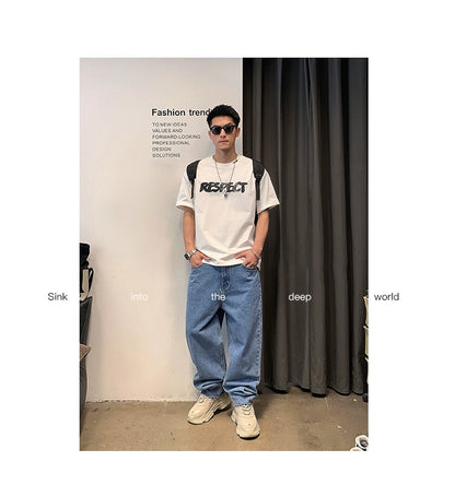 Color Clash Graphic Tee