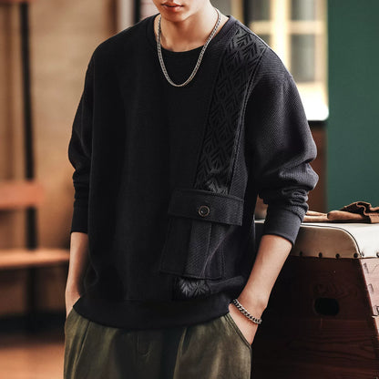 ヘビー ジャガード ニット セーター