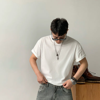 Cotton Casual Short-Sleeve T-Shirt