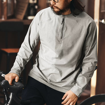 アウトドアクイックドライロングスリーブTシャツ