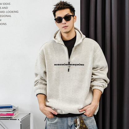 フリース入りロングスウェット