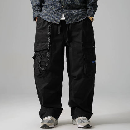 Wide-Leg Work Pants