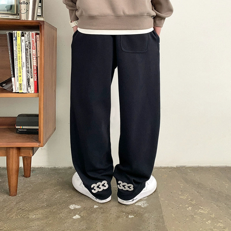 Spring 2025 Men's Loose Straight Pants 