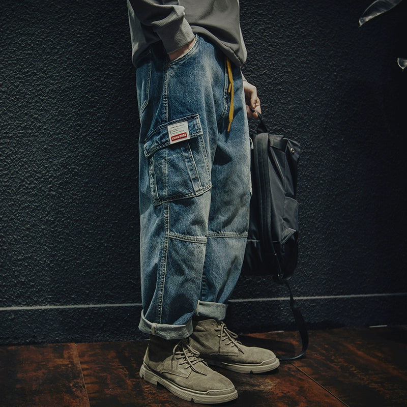 Retro Loose Work Jeans