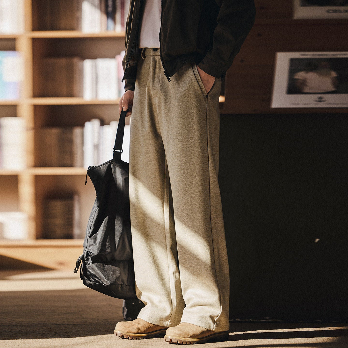 Retro Tweed Leisure Pants