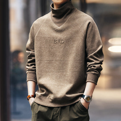 Retro high neck sweater