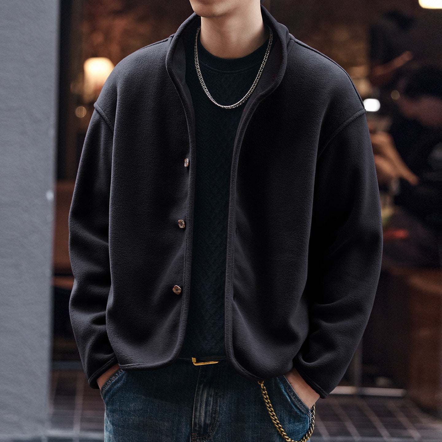 Retro Niche Cardigan Jacket