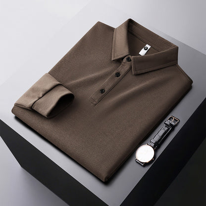 ヘビーウェイトロングスリーブポロシャツ