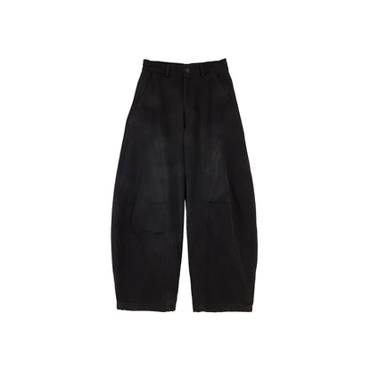 カジュアルストレートパンツ　フォーオータム