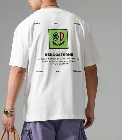 ラグジュアリーギャングプリントTシャツ