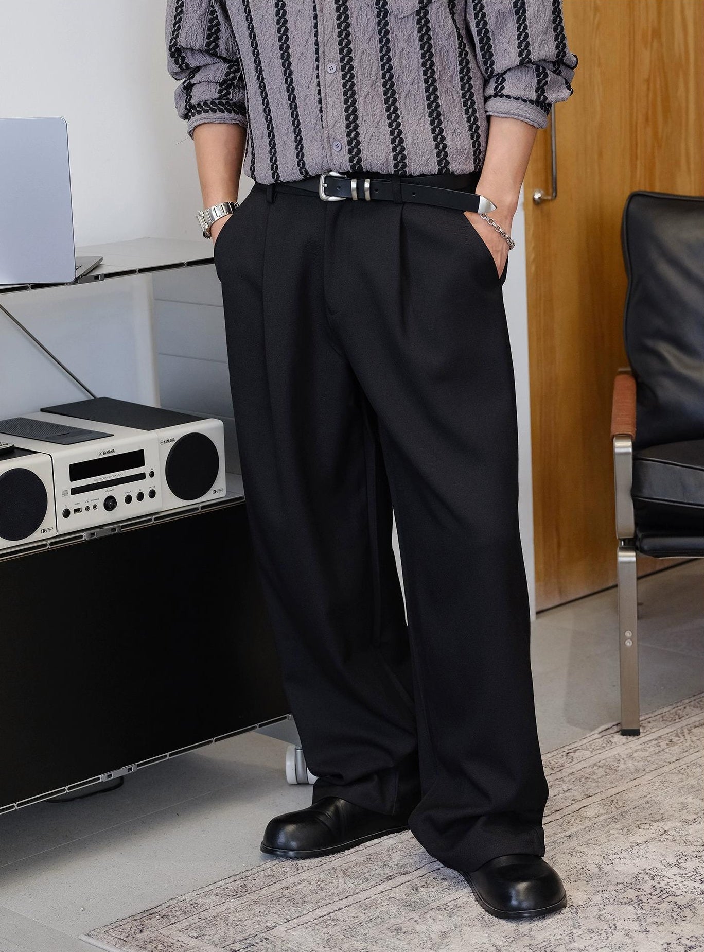 Formal Black Suit Pants