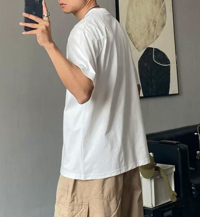 クール ワイルド アルファベットプリントＴシャツ