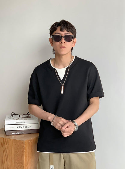 Casual Solid Color T-Shirt