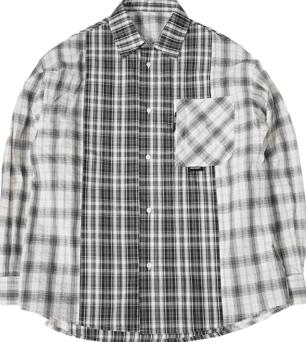 レトロ チェック柄シャツジャケット