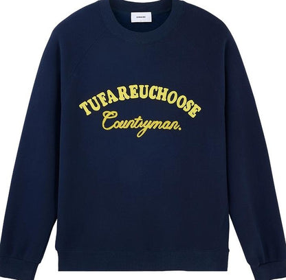 Casual fleece embroidered sweatshirt