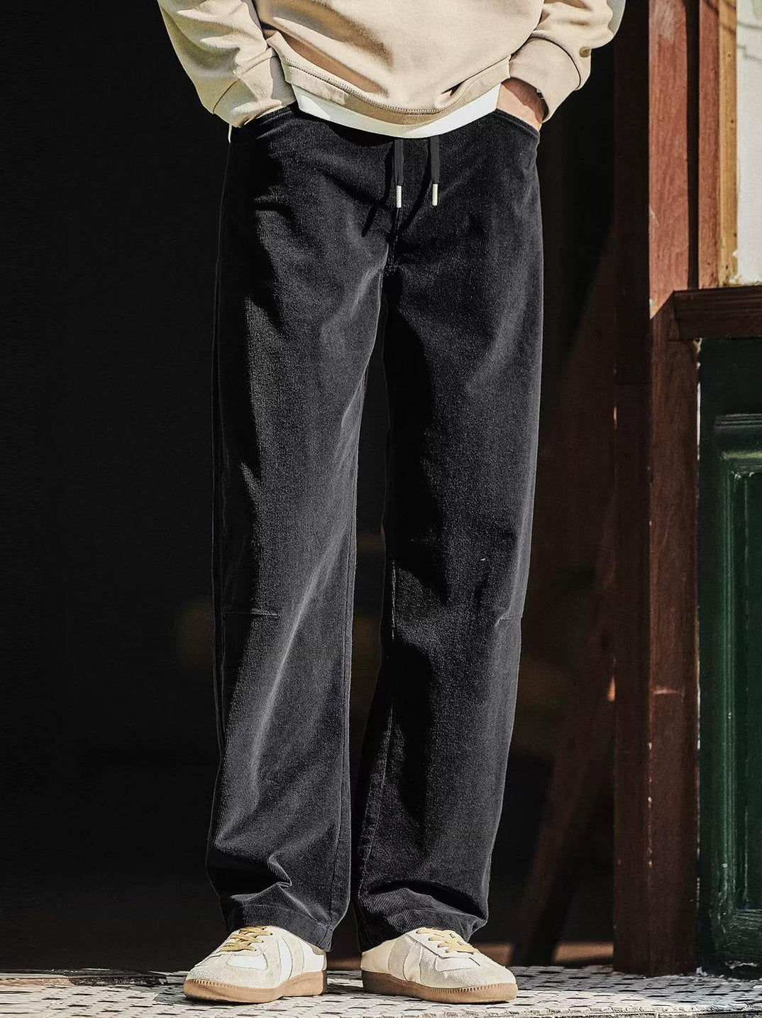 ヘビーウォッシュコーデュロイパンツ