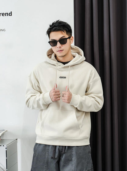 フーデッドフリースプルオーバージャケット