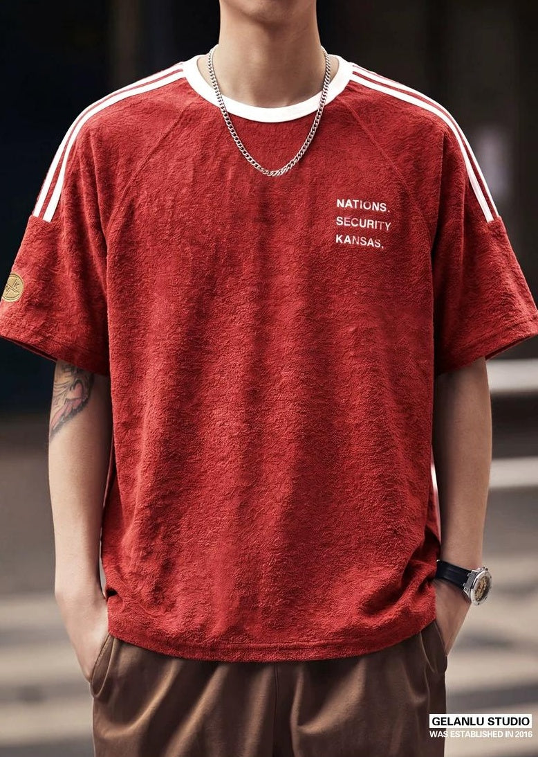 バブルガーゼプリントＴシャツ