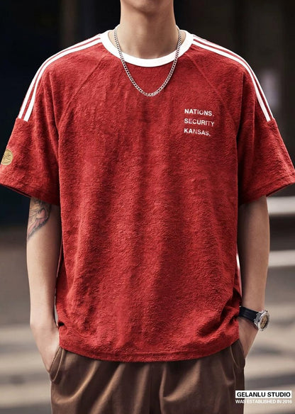 バブルガーゼプリントＴシャツ