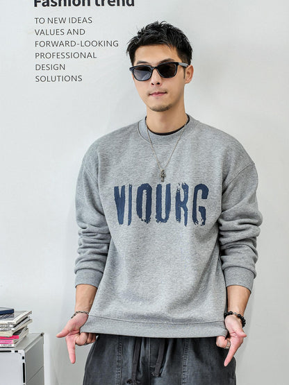 フリースレタードセーター　トップ