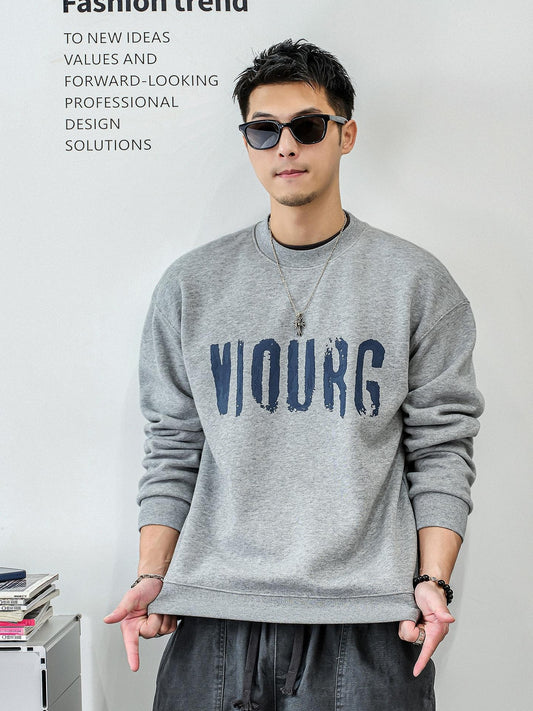 フリースレタードセーター　トップ