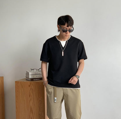 Casual Solid Color T-Shirt