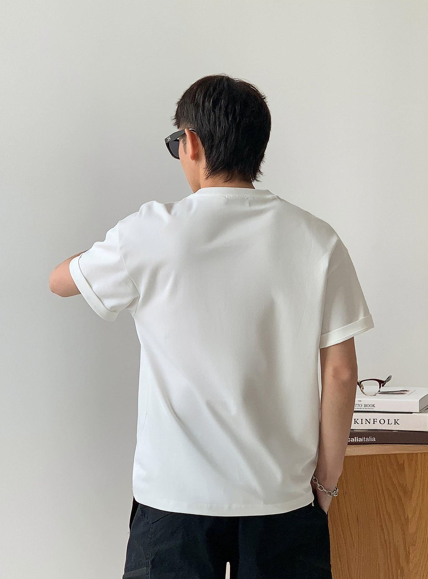 Smiley Face Embroidered Tee