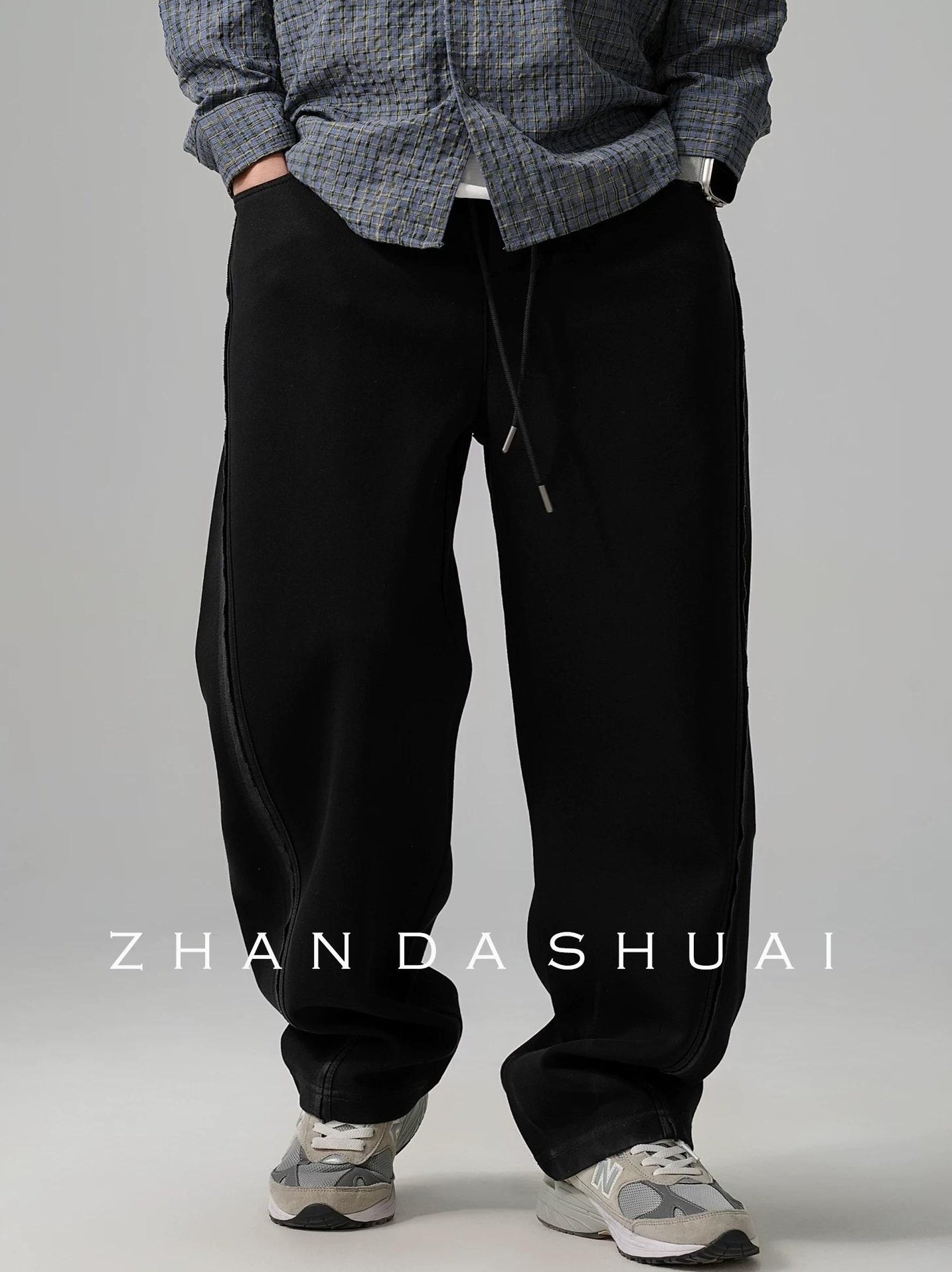 カジュアルルーズスウェットパンツ
