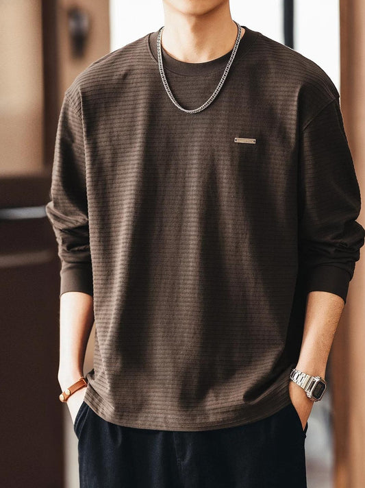 ストライプドロングスリーブTシャツ