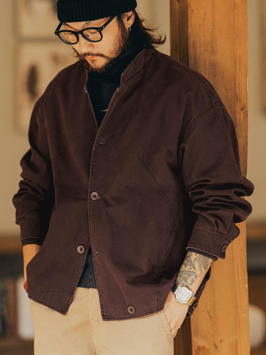 コットン フライトジャケット