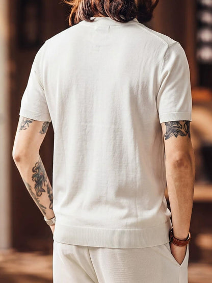 ヴィンテージ ストライプ ニットＴシャツ