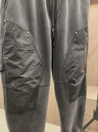 Retro Embroidered Sweatpants