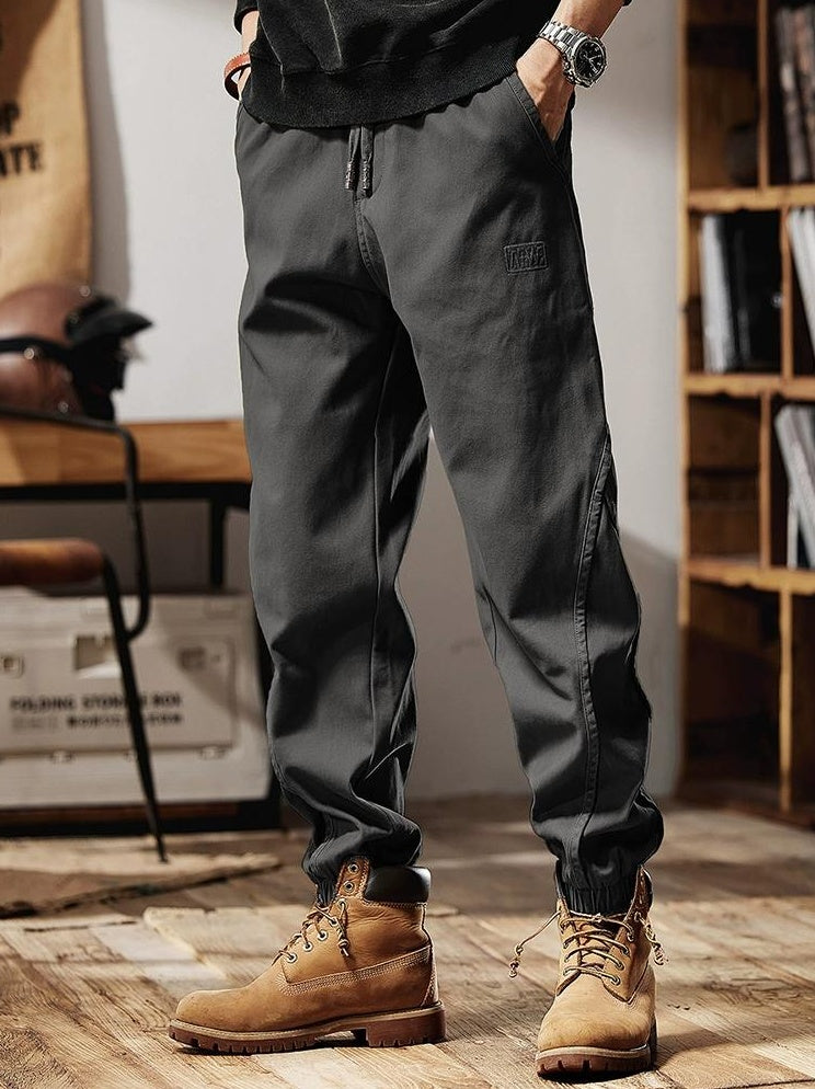 Retro casual pants for men