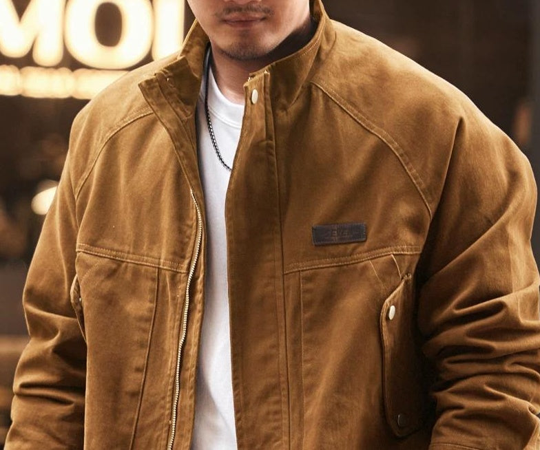 Retro Cotton Work Jacket