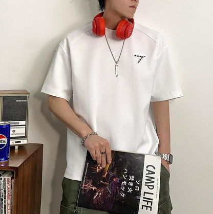ヘビー刺繍ショートスリーブTシャツ