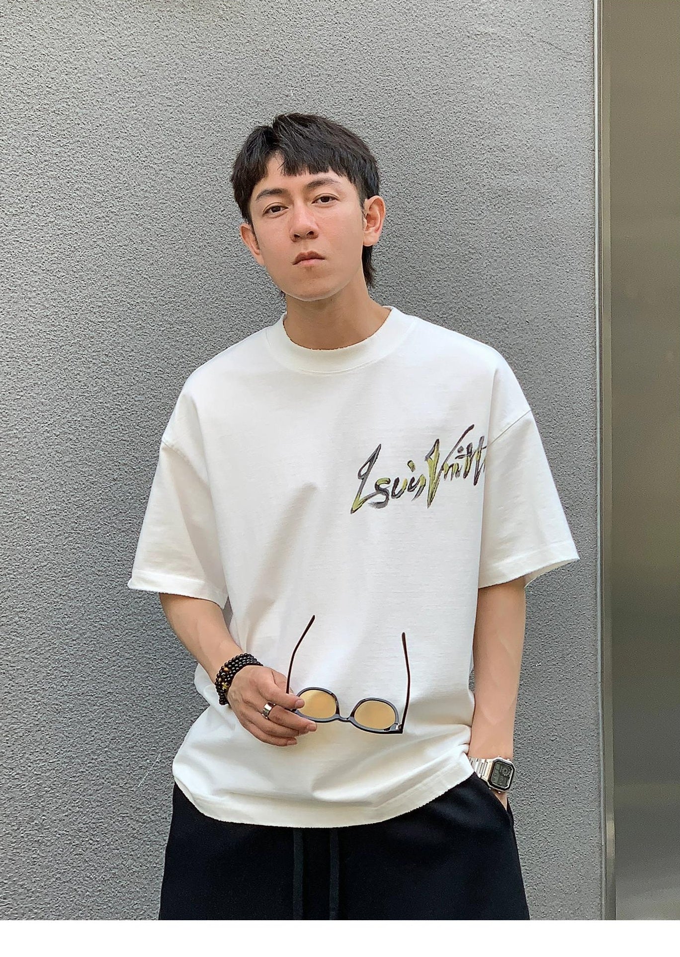 Flower Smiley Heavyweight Tee