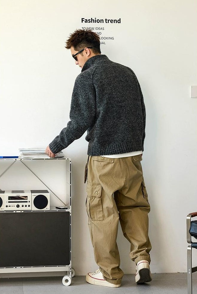 心地よいウールブレンドジャンパー