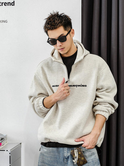 フリース入りロングスウェット