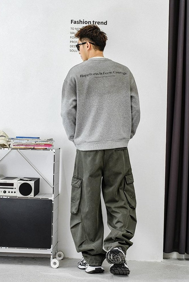 Fleece-lined casual shirt